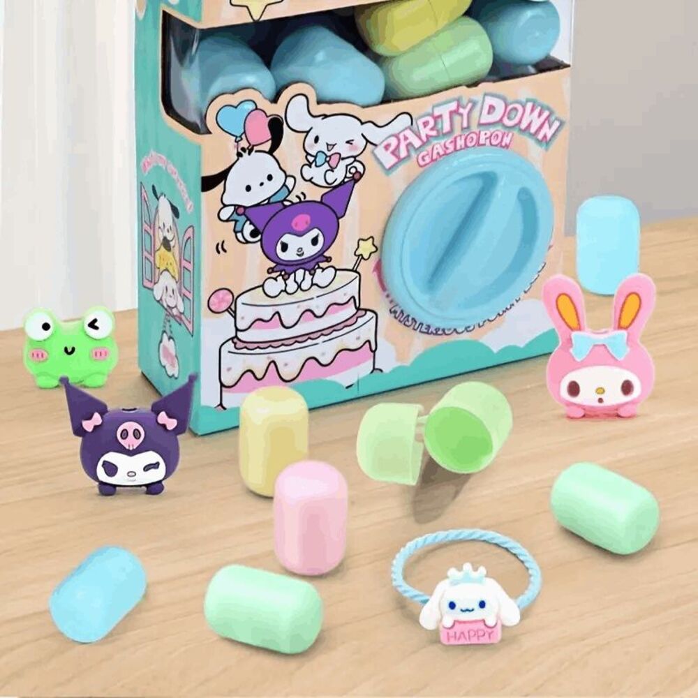 Sanrio Kuromi Cute Gachapon Machine Capsule Toy